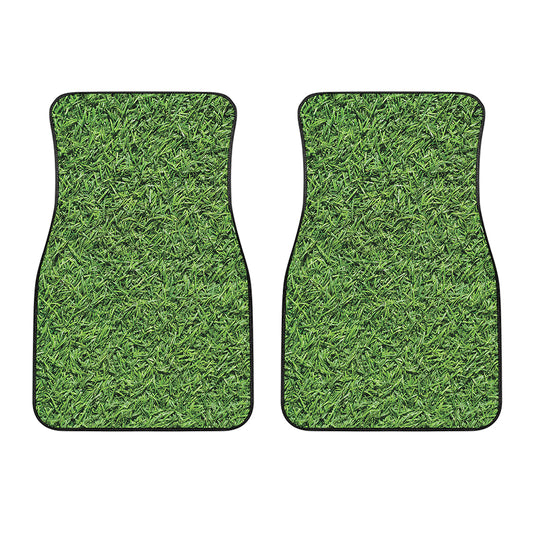 Golf Course Grass Print Front Car Floor Mats