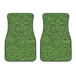 Golf Course Grass Print Front Car Floor Mats