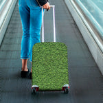 Golf Course Grass Print Luggage Cover