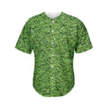 Golf Course Grass Print Men's Baseball Jersey