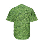 Golf Course Grass Print Men's Baseball Jersey