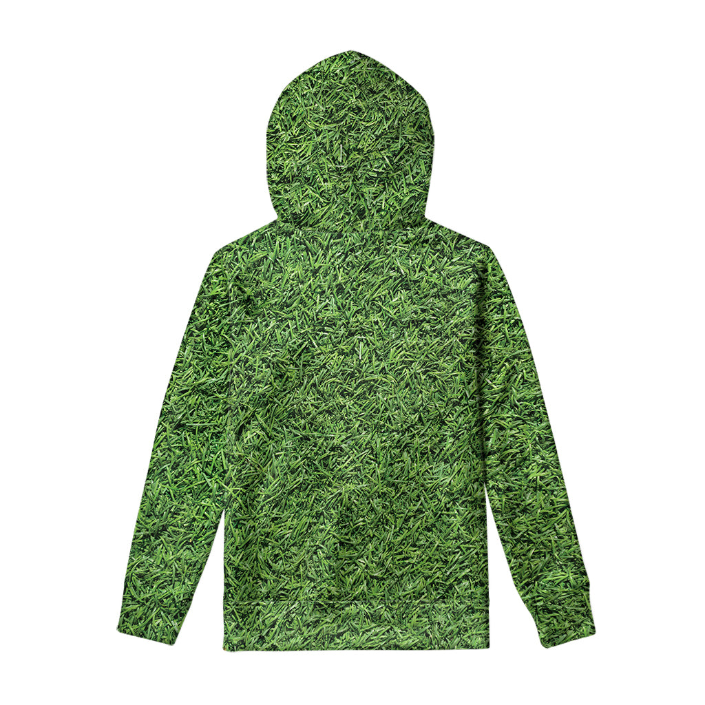 Golf Course Grass Print Pullover Hoodie