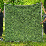 Golf Course Grass Print Quilt