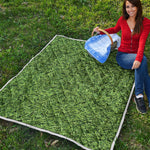 Golf Course Grass Print Quilt