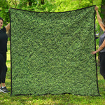 Golf Course Grass Print Quilt