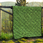 Golf Course Grass Print Quilt