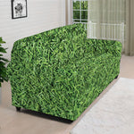 Golf Course Grass Print Sofa Cover