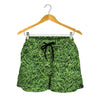 Golf Course Grass Print Women's Shorts