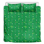 Golf Course Pattern Print Duvet Cover Bedding Set
