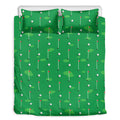 Golf Course Pattern Print Duvet Cover Bedding Set