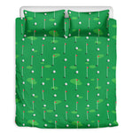 Golf Course Pattern Print Duvet Cover Bedding Set