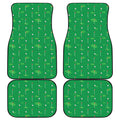 Golf Course Pattern Print Front and Back Car Floor Mats