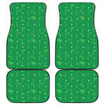 Golf Course Pattern Print Front and Back Car Floor Mats