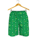 Golf Course Pattern Print Men's Shorts