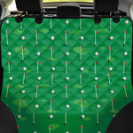 Golf Course Pattern Print Pet Car Back Seat Cover