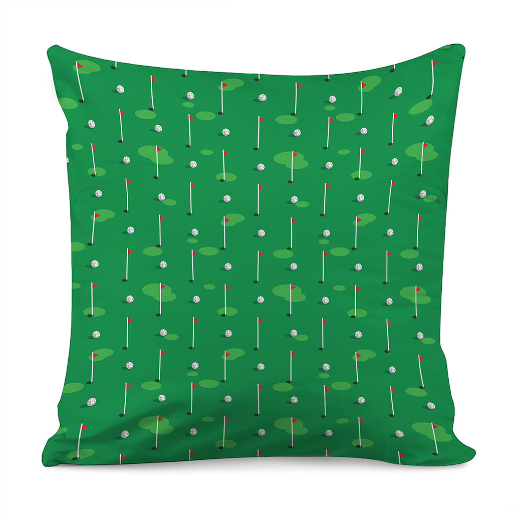 Golf Course Pattern Print Pillow Cover