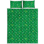 Golf Course Pattern Print Quilt Bed Set
