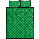 Golf Course Pattern Print Quilt Bed Set