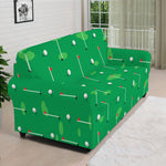 Golf Course Pattern Print Sofa Cover