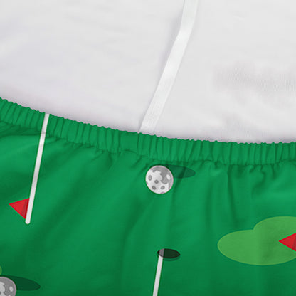 Golf Course Pattern Print Sofa Cover