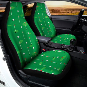 Golf Course Pattern Print Universal Fit Car Seat Covers