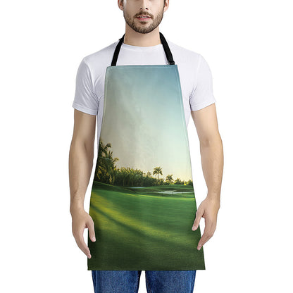 Golf Course Print Apron