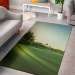 Golf Course Print Area Rug