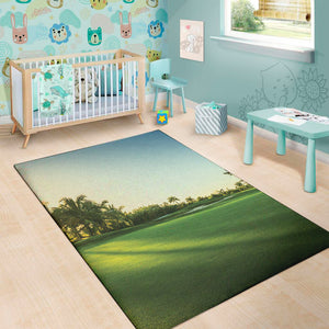 Golf Course Print Area Rug