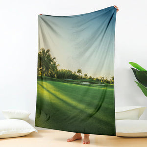 Golf Course Print Blanket