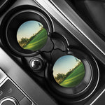 Golf Course Print Car Coasters