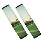 Golf Course Print Car Seat Belt Covers