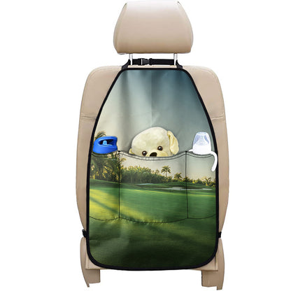Golf Course Print Car Seat Organizers