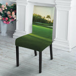 Golf Course Print Dining Chair Slipcover
