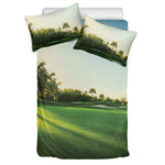 Golf Course Print Duvet Cover Bedding Set