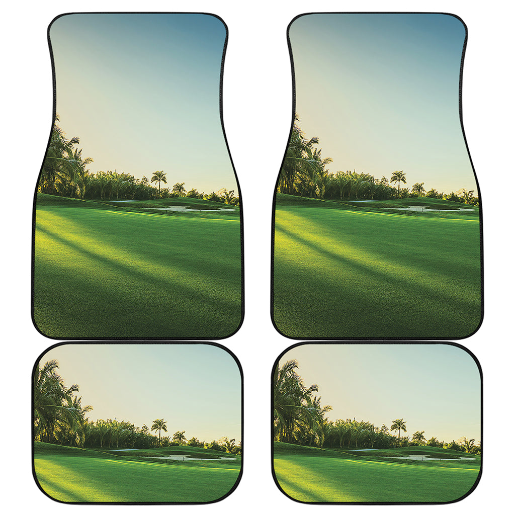 Golf Course Print Front and Back Car Floor Mats