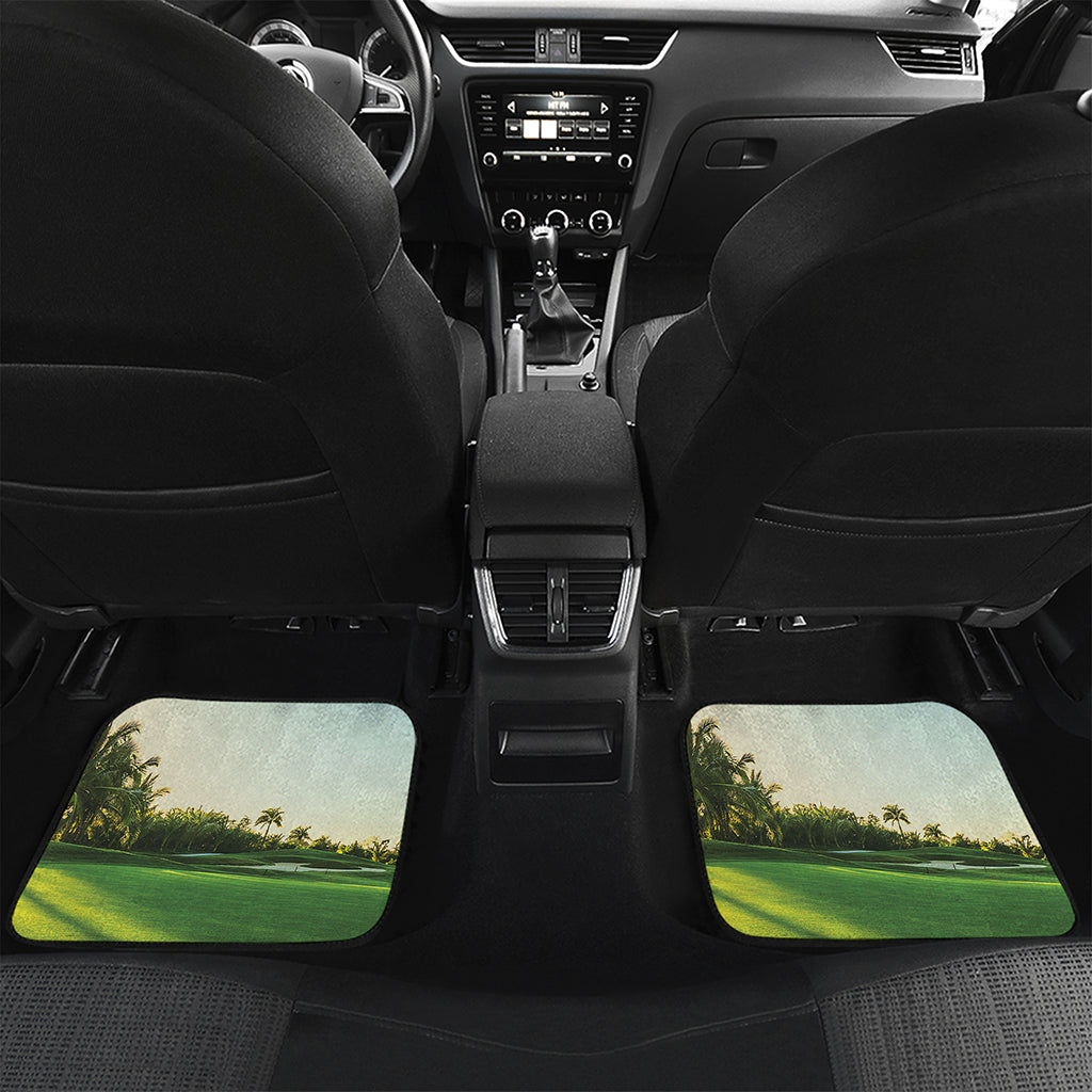 Golf Course Print Front and Back Car Floor Mats