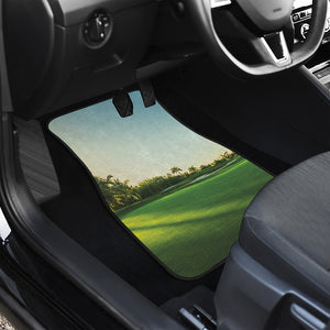 Golf Course Print Front and Back Car Floor Mats