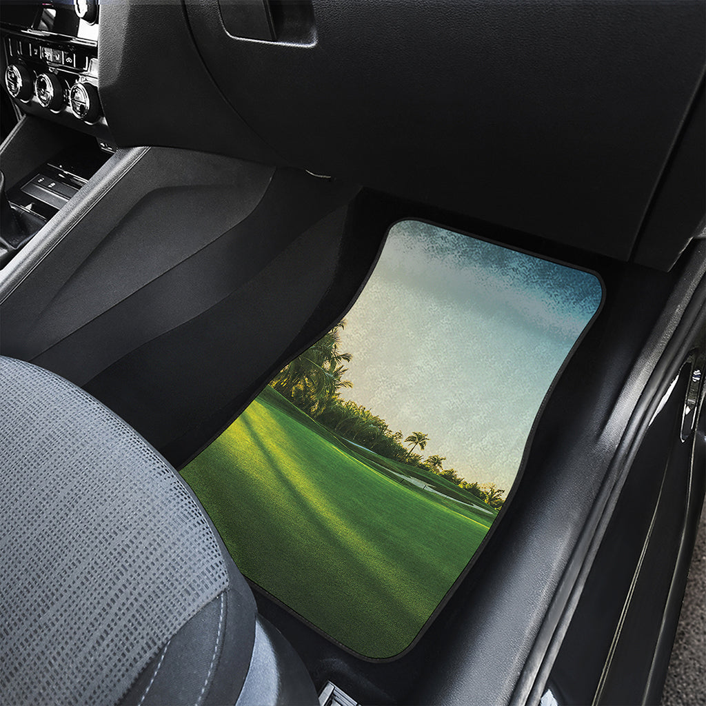 Golf Course Print Front and Back Car Floor Mats