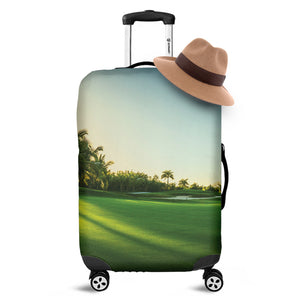 Golf Course Print Luggage Cover
