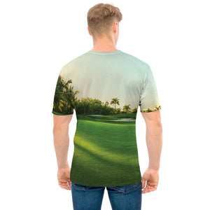 Golf Course Print Men's T-Shirt