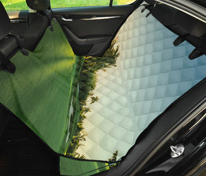 Golf Course Print Pet Car Back Seat Cover