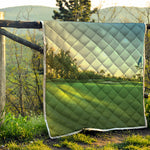 Golf Course Print Quilt