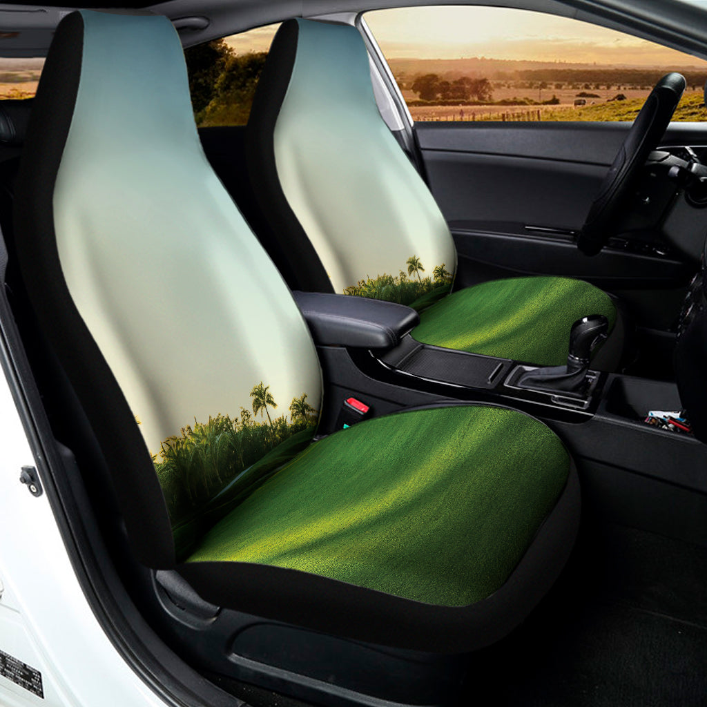 Golf Course Print Universal Fit Car Seat Covers