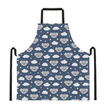 Good Night Koala Pattern Print Apron