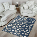Good Night Koala Pattern Print Area Rug