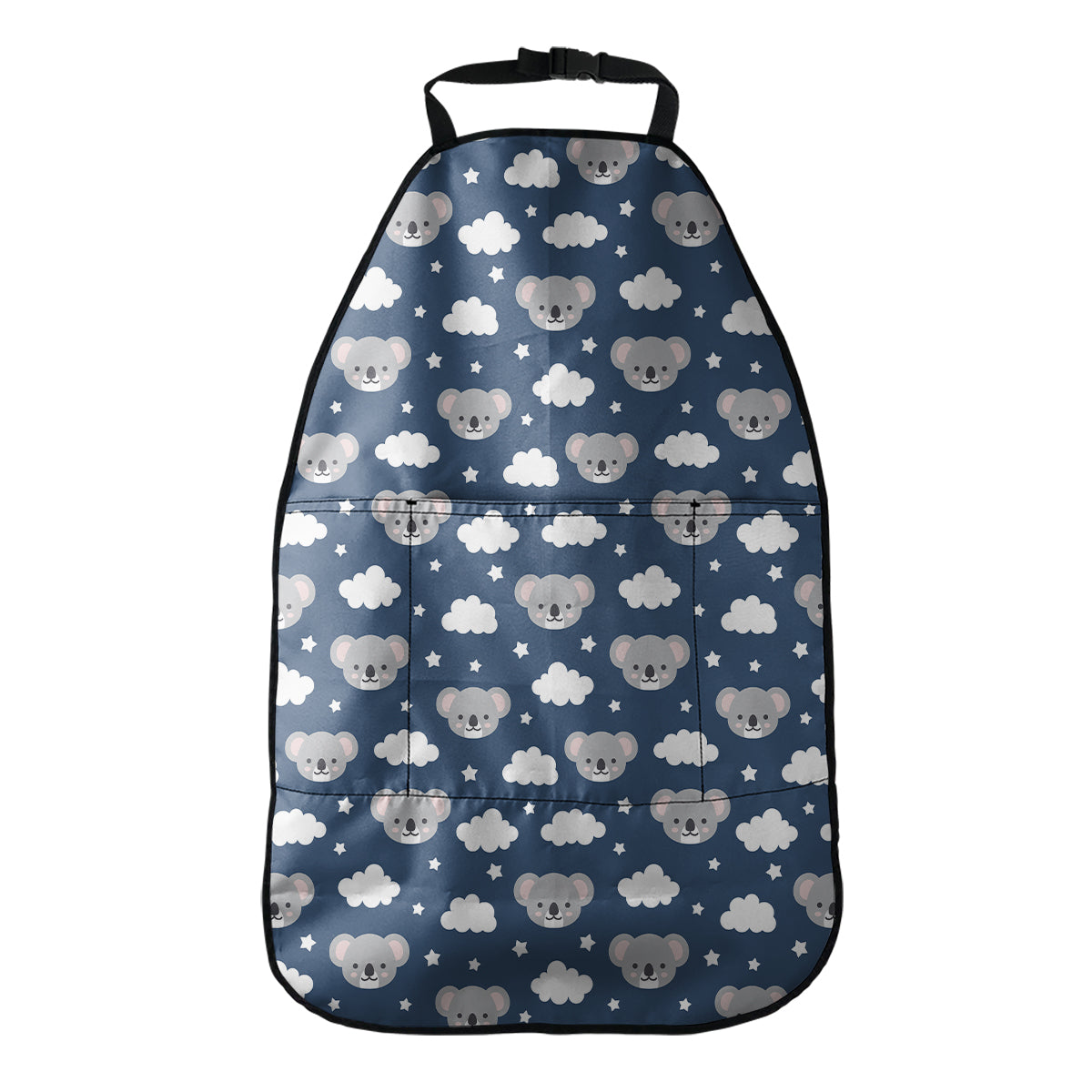 Good Night Koala Pattern Print Car Seat Organizers