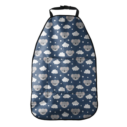 Good Night Koala Pattern Print Car Seat Organizers