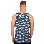Good Night Koala Pattern Print Men's Tank Top