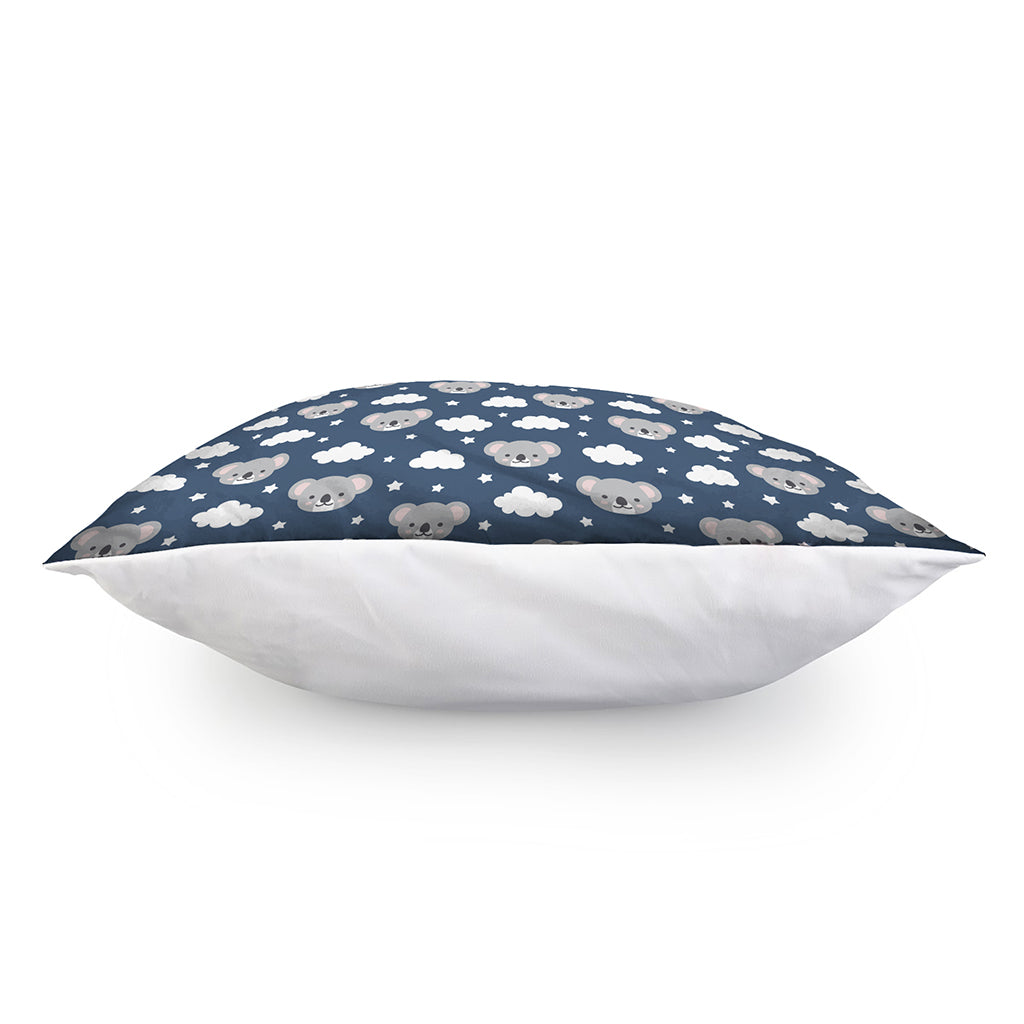 Good Night Koala Pattern Print Pillow Cover