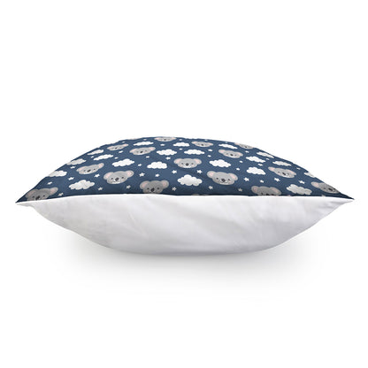 Good Night Koala Pattern Print Pillow Cover